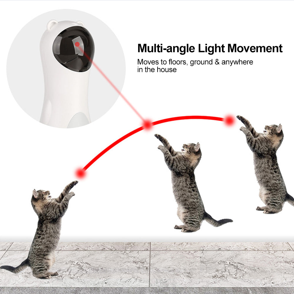 Automatic Laser Cat Toy - Rotating Bear