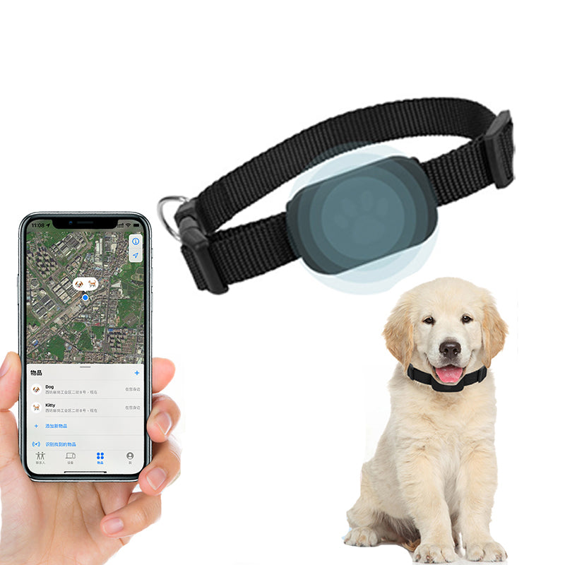 Smart GPS Dog Tracker Collar - No Monthly Fee (Apple Find My)