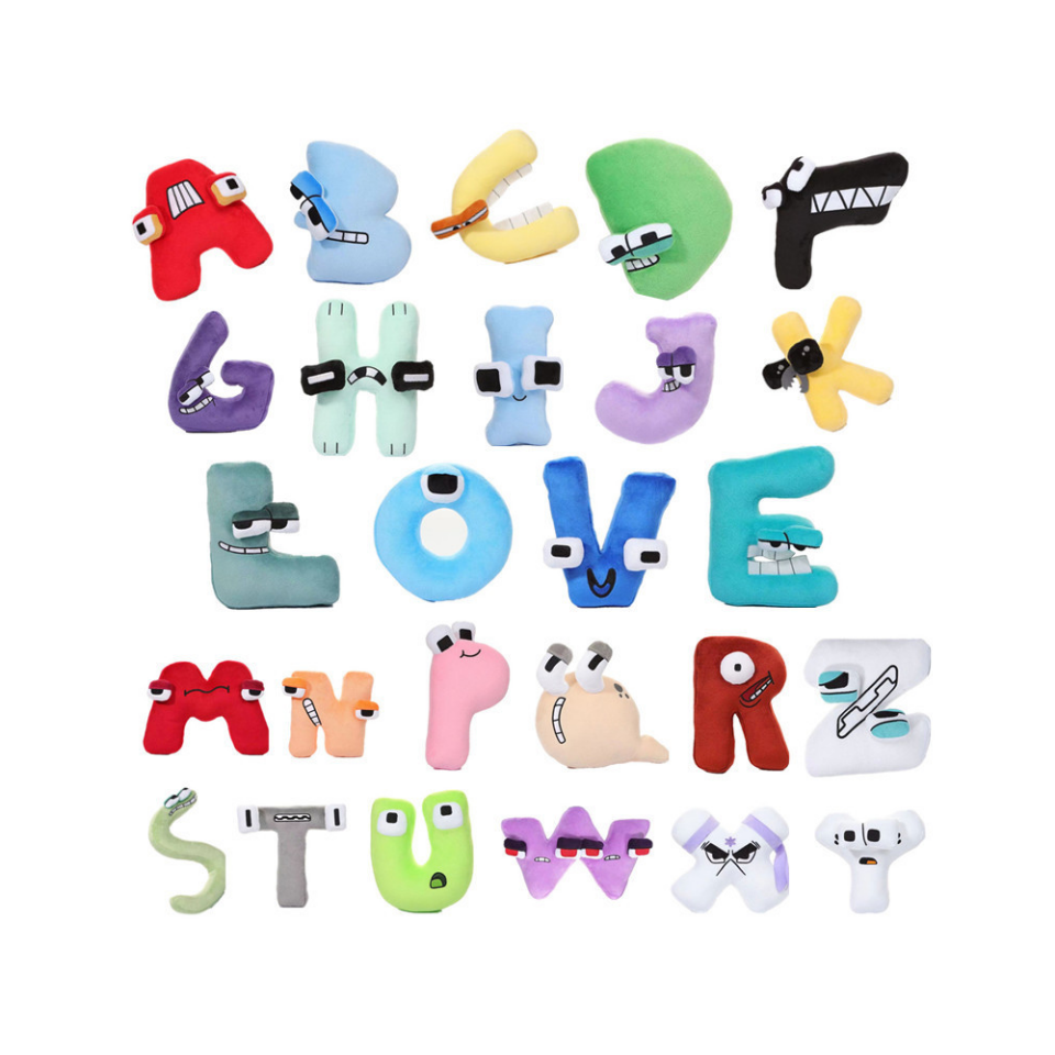 Alphabet Lore 26-Letter Premium Plush Toy Set